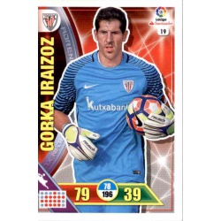 Gorka Iraizoz Athletic Club 19 Adrenalyn XL La Liga 2016-17