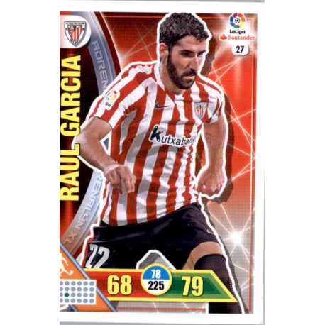 Raúl García Athletic Club 27 Adrenalyn XL La Liga 2016-17