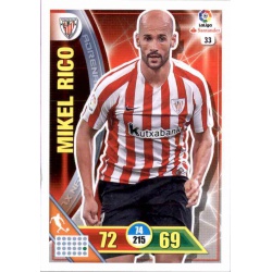 Mikel Rico Athletic Club 33 Adrenalyn XL La Liga 2016-17