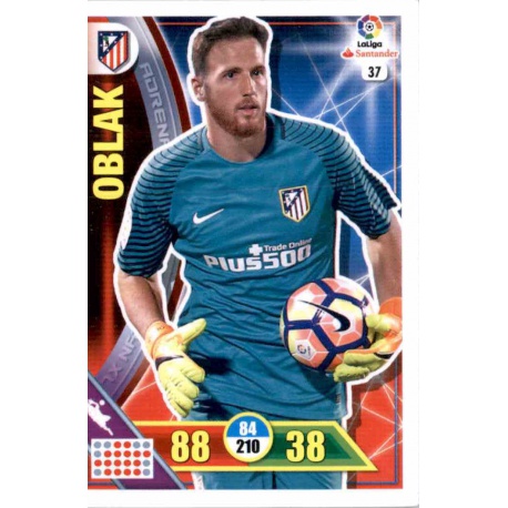 Oblak Atlético Madrid 37 Adrenalyn XL La Liga 2016-17