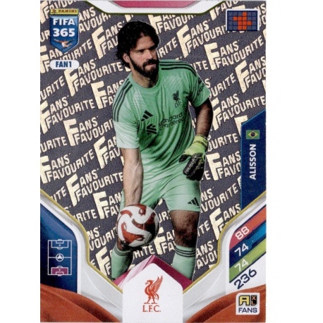 Alisson Fan Favourite Liverpool FAN1