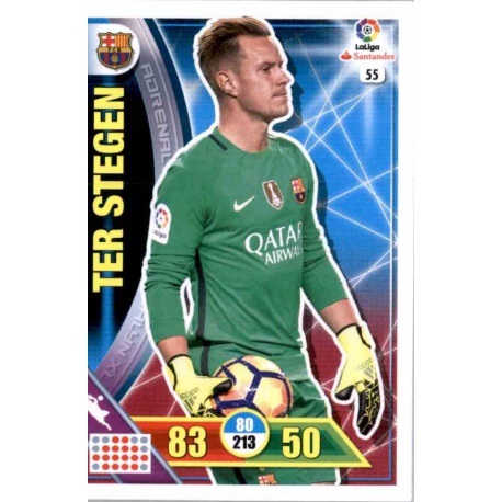 Ter Stegen Barcelona 55 Adrenalyn XL La Liga 2016-17