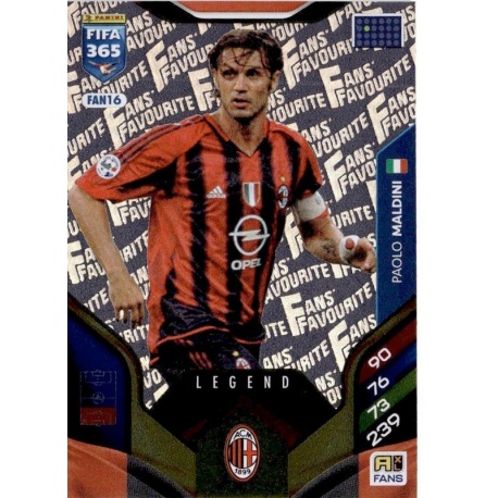 Paolo Maldini Fan Favourite Legend AC Milan FAN16