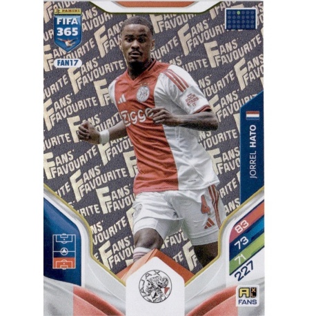 Jorrel Hato Fan Favourite AFC Ajax FAN17