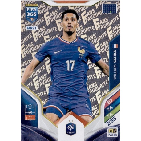 William saliba Fan Favourite France FAN21