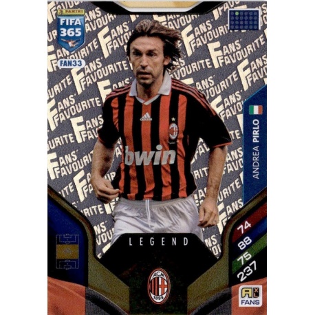 Andrea Pirlo Fan Favourite Legend AC Milan FAN33