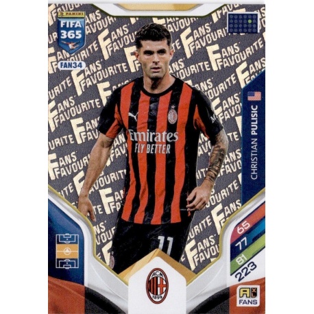 Christian Pulisic Fan Favourite AC Milan FAN34