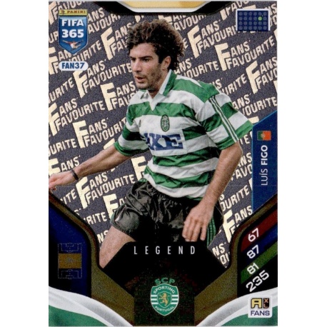 Luis Figo Fan Favourite Legend Sporting CluB FAN37