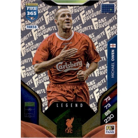 Michael Owen Fan Favourite Legend Liverpool FAN58