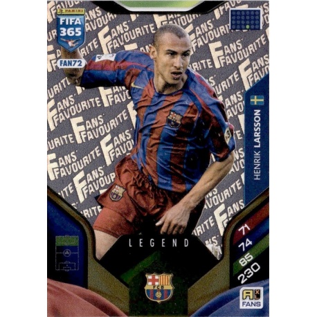 Henrik Larsson Fan Favourite Legend Barcelona FAN72