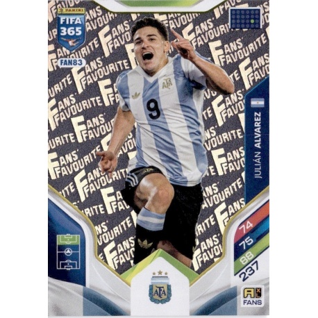 Julián Álvarez Fan Favourite Argentina FAN83