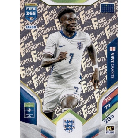 Bukayo Saka Fan Favourite England FAN88