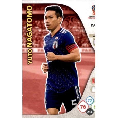 Yuto Nagatomo Japón 194 Adrenalyn XL Russia 2018 