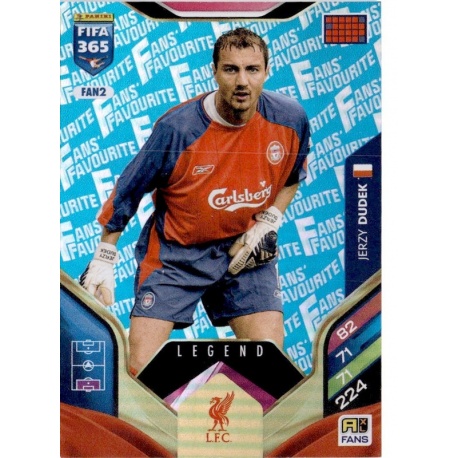 Jerzy Dudek Fan Favourite Blue Liverpool FAN2