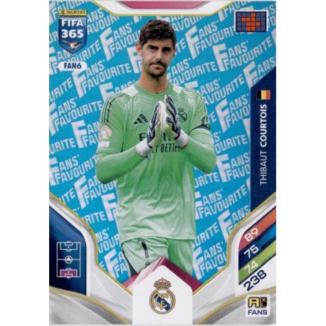 Thibaut Courtois Fan Favourite Blue Real Madrid FAN6