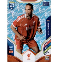 Virgil Van Dijk Fan Favourite Blue Liverpool FAN9