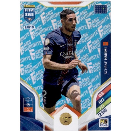 Achraf Hakimi Fan Favourite Blue Paris Saint FAN10