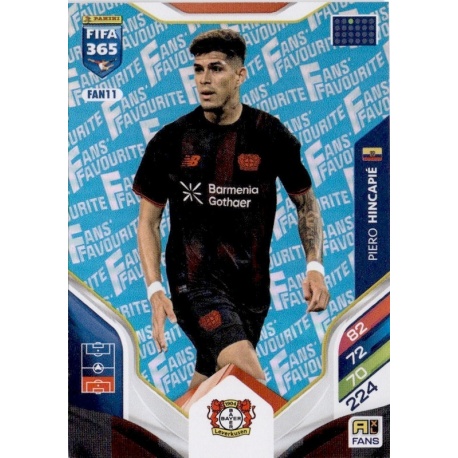 Piero Hincapié Fan Favourite Blue Bayer Leverkusen FAN11