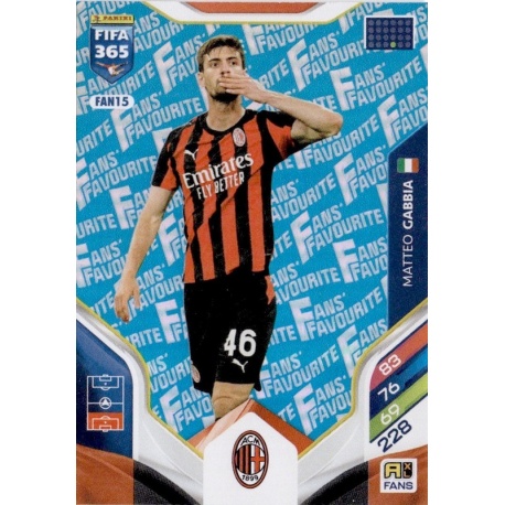 Matteo Gabbia Fan Favourite Blue AC Milan FAN15