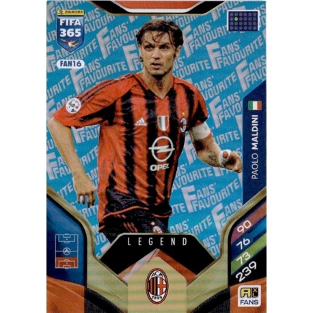 Paolo Maldini Fan Favourite Blue AC Milan FAN16