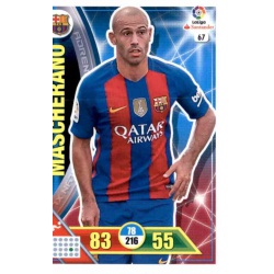 Mascherano Barcelona 67 Adrenalyn XL La Liga 2016-17