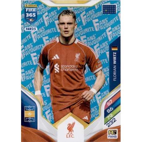 Florian Wirtz Fan Favourite Blue Liverpool FAN25