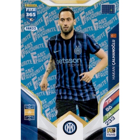 Hakan Çalhanoğlu Fan Favourite Blue Inter Milan FAN32