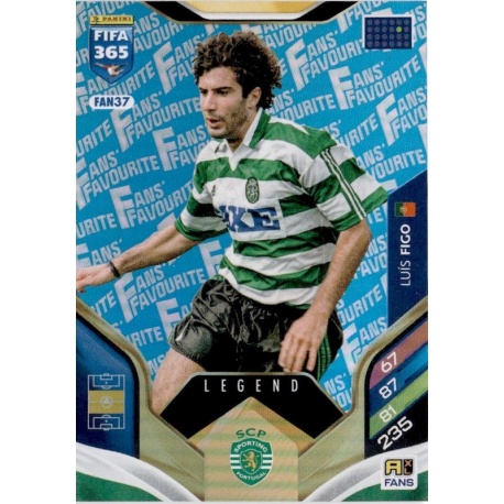 Luis Figo Fan Favourite Blue Sporting CluB FAN37