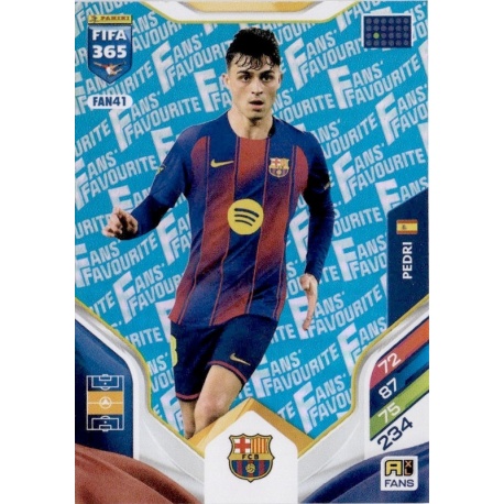Pedri Fan Favourite Blue Barcelona FAN41