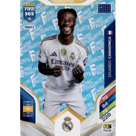 Eduardo Camavinga Fan Favourite Blue Real Madrid FAN43
