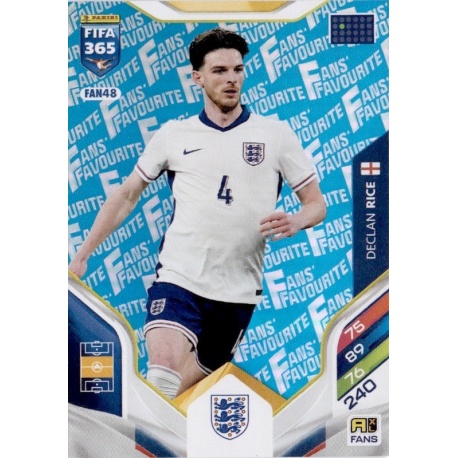 Declan Rice Fan Favourite Blue Inglaterrra FAN48