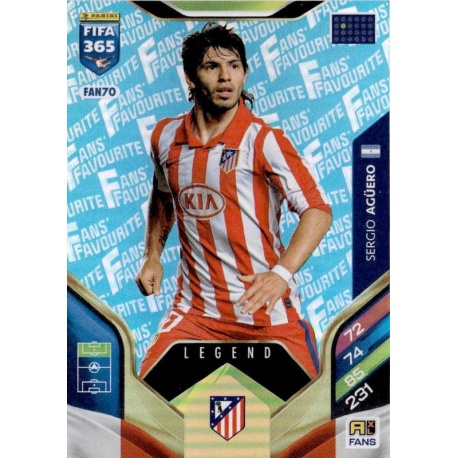 Sergio Agüero Fan Favourite Blue Atlético Madrid FAN70