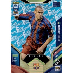 Henrik Larsson Fan Favourite Blue Barcelona FAN72