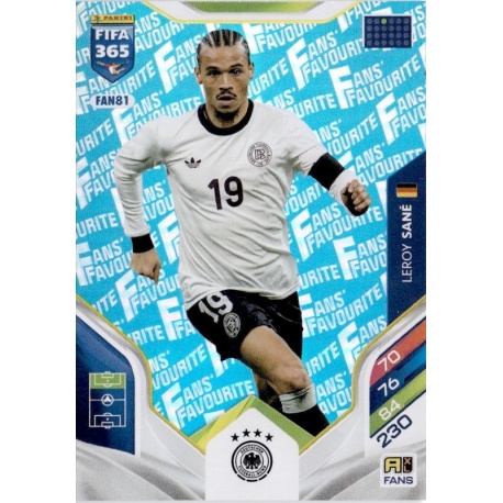 Leroy Sané Fan Favourite Blue Alemania FAN81