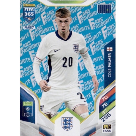 Cole Palmer Fan Favourite Blue England FAN87