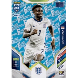 Bukayo Saka Fan Favourite Blue England FAN88