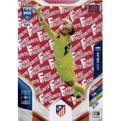 Jan Oblak Fan Favourite Red Atlético Madrid FAN5