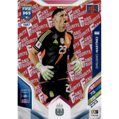 Emiliano Martínez Fan Favourite Red Argentina FAN7