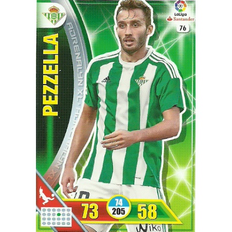 Pezzella Betis 76 Adrenalyn XL La Liga 2016-17
