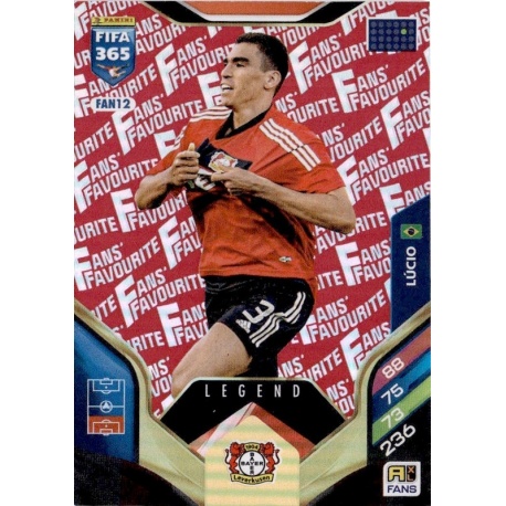 Lucio Fan Favourite Red Bayer Leverkusen FAN12