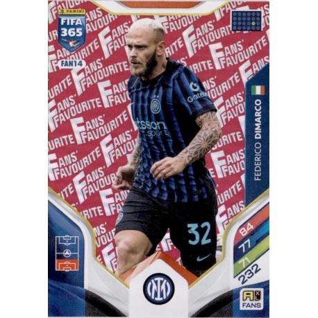 Federico Dimarco Fan Favourite Red Inter Milan FAN14
