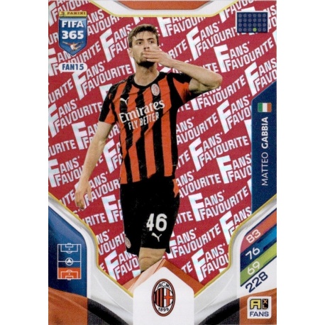 Matteo Gabbia Fan Favourite Red AC Milan FAN15