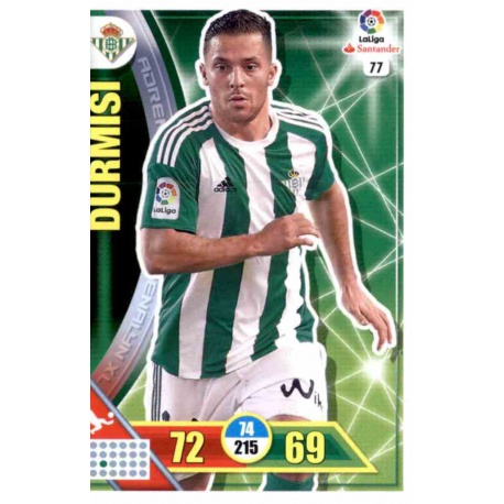 Durmisi Betis 77 Adrenalyn XL La Liga 2016-17