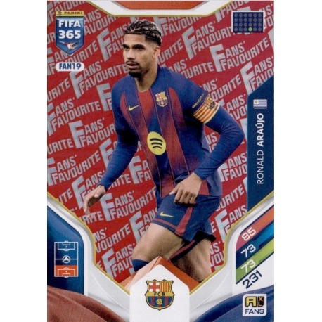 Ronald Araújo Fan Favourite Red Barcelona FAN19