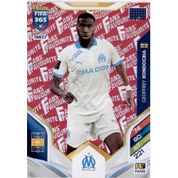 Geoffrey Kondogbia Fan Favourite Red Plympique de Marsella FAN27