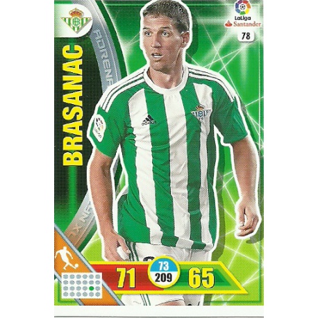 Brasanac Betis 78 Adrenalyn XL La Liga 2016-17