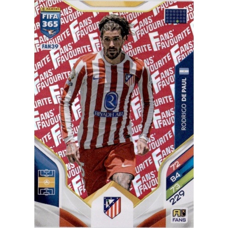 Rodrigo de Paul Fan Favourite Red Atlético Madrid FAN39