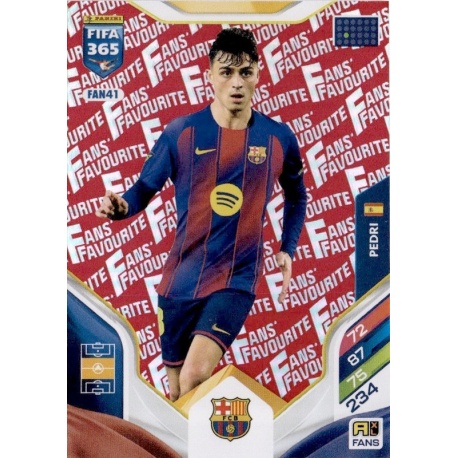 Pedri Fan Favourite Red Barcelona FAN41