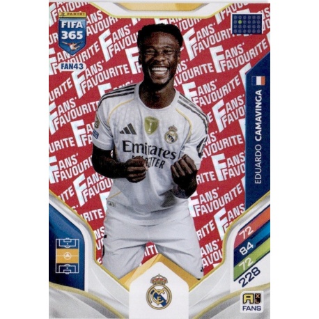 Eduardo Camavinga Fan Favourite Red Real Madrid FAN43