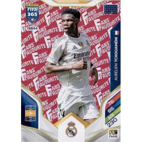 Aurélian Tchouaméni Fan Favourite Red Real Madrid FAN44